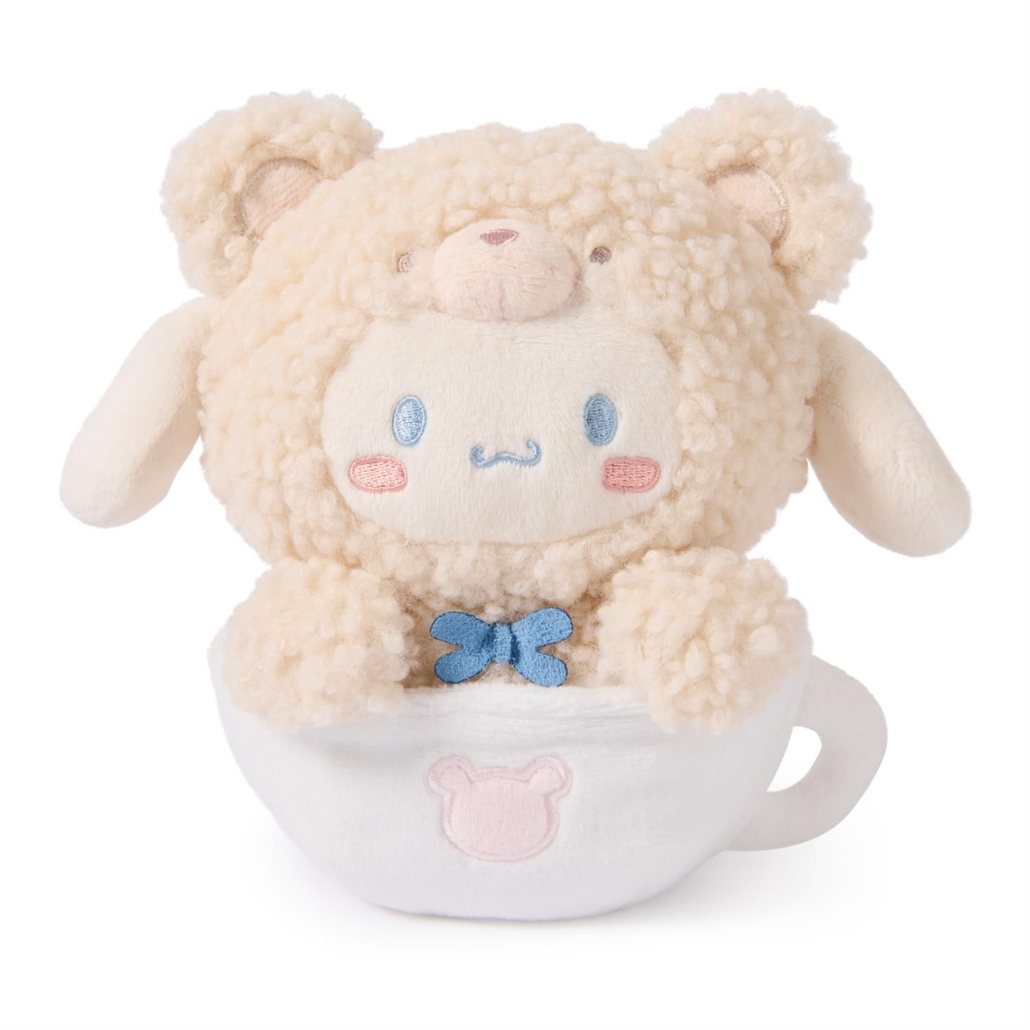 HELLO KITTY CINNAMOROLL CAFE LATTE BEAR 6&quot;