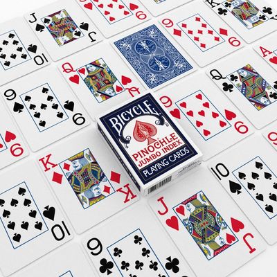 BICYCLE PINOCHLE BLUE JUMBO INDEX