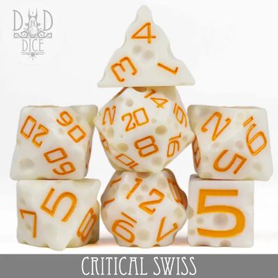 dnd DICE SET 7 CRITICAL SWISS