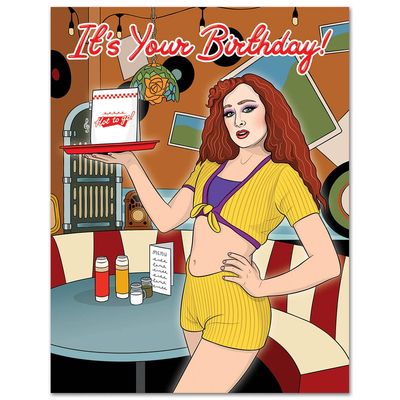 CARD - HOT TO GO BIRTHDAY