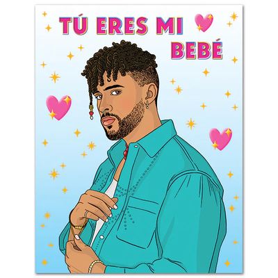 CARD - BAD BUNNY TU ERES MI BEBE VALENTINES