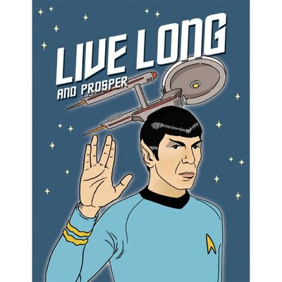 CARD - LIVE LONG &amp; PROSPER