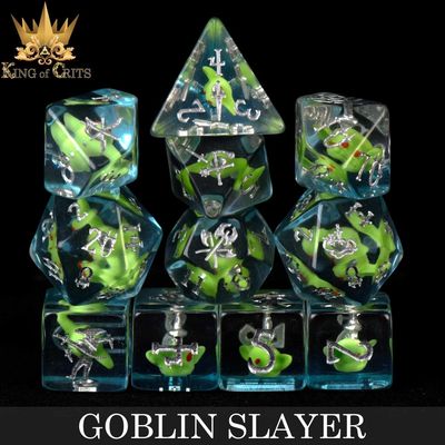 dnd DICE SET 11 GOBLIN SLAYER