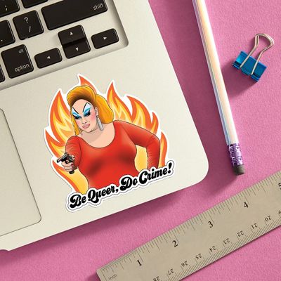 STICKER - DIVINE BE QUEER, DO CRIME