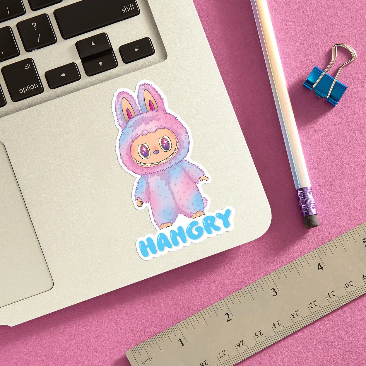 STICKER - LABUBU HANGRY