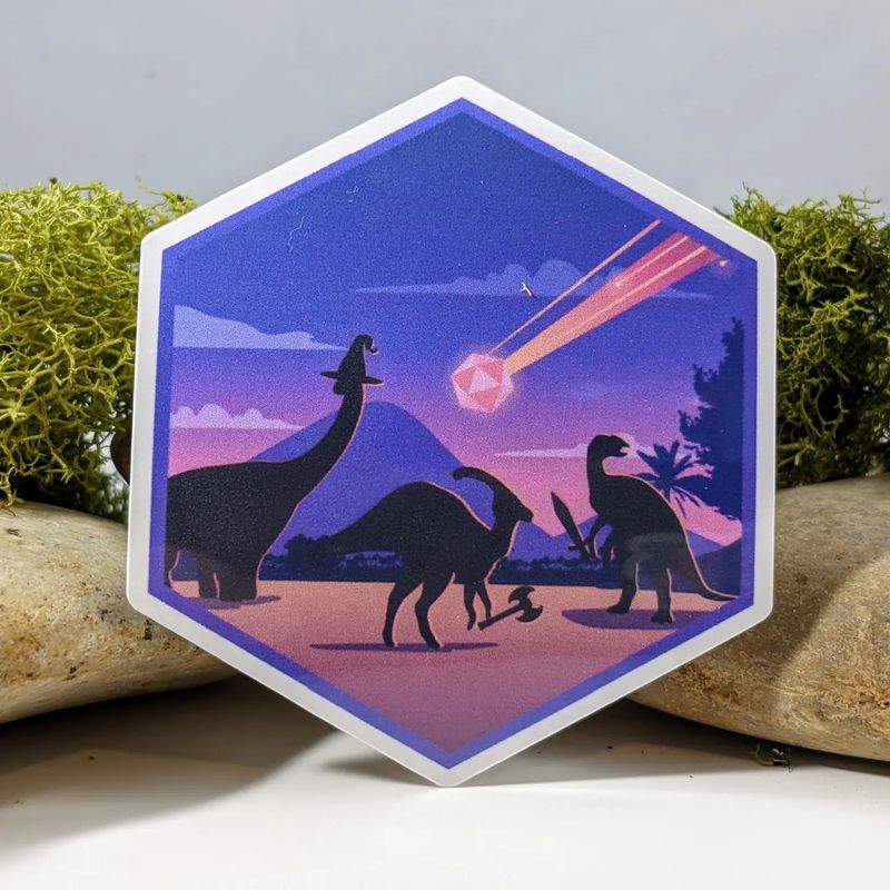 STICKER - TPK METEOR DINO TEAM