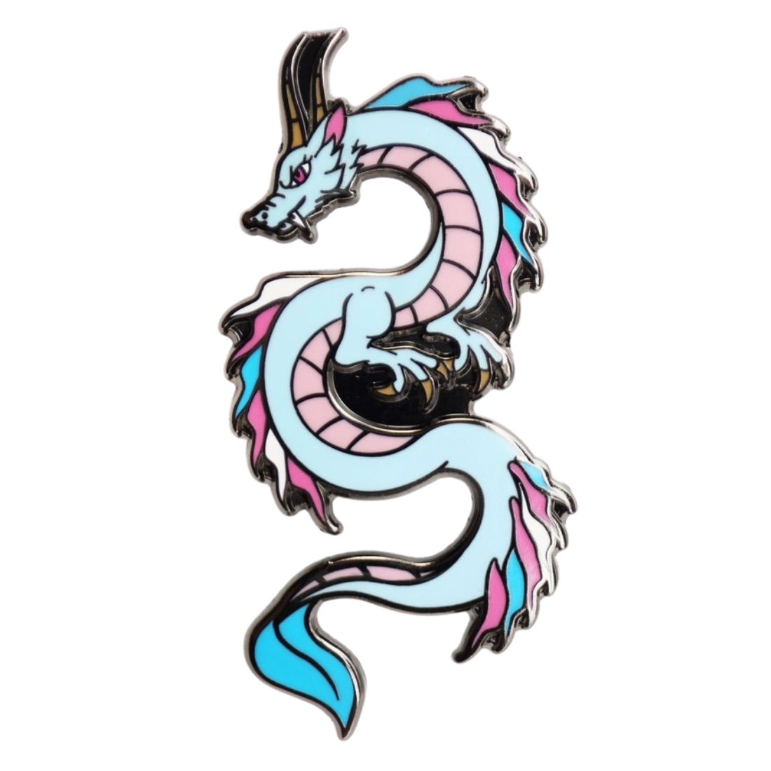 PIN: PRIDE DRAGON - TRANSGENDER