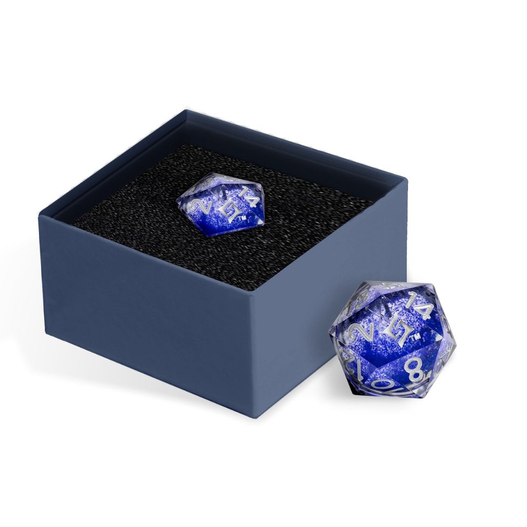 DICE D20 LIQUID CORE STARFINDER Blue