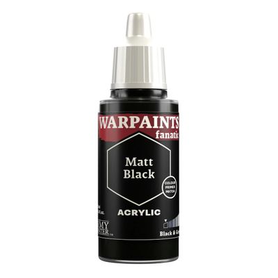 WARPAINTS FANATIC: MATT BLACK 18ML