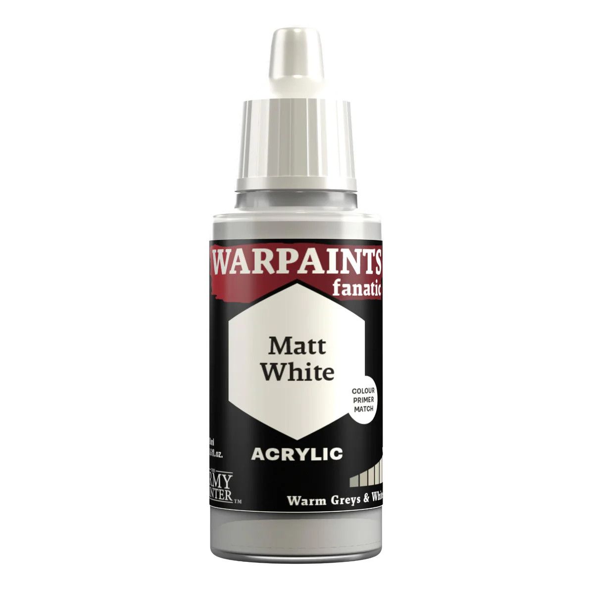WARPAINTS FANATIC: MATT WHITE 18ML