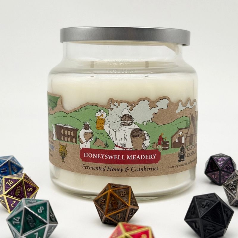 CANDLE &amp; D20 - HONEYSWELL MEADERY 16 OZ