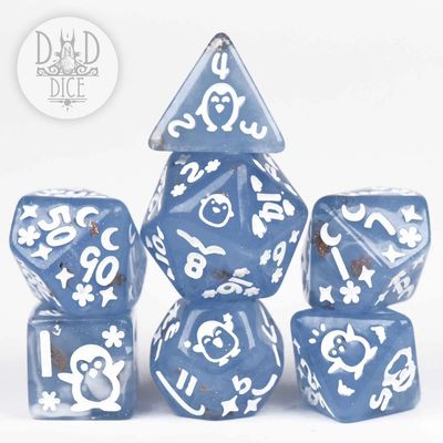 dnd DICE SET 7 PENGUIN PLUNGE