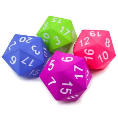 DICE D20 6&quot; GIANT FOAM