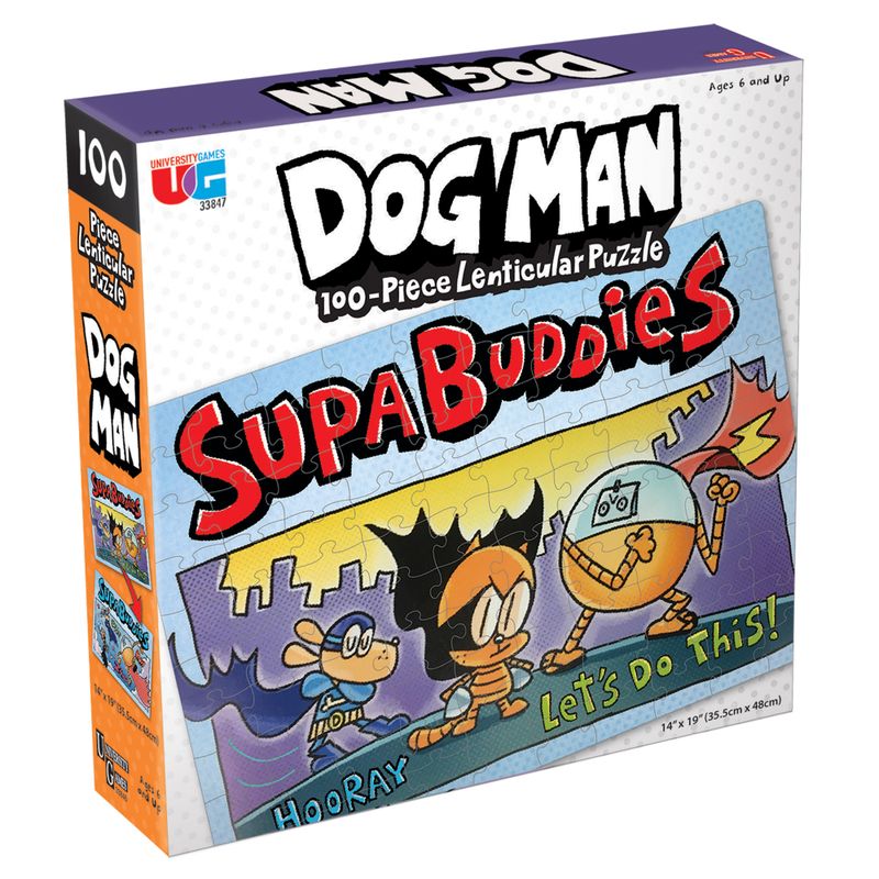 UG100 DOG MAN - SUPA BUDDIES (LENTICULAR)