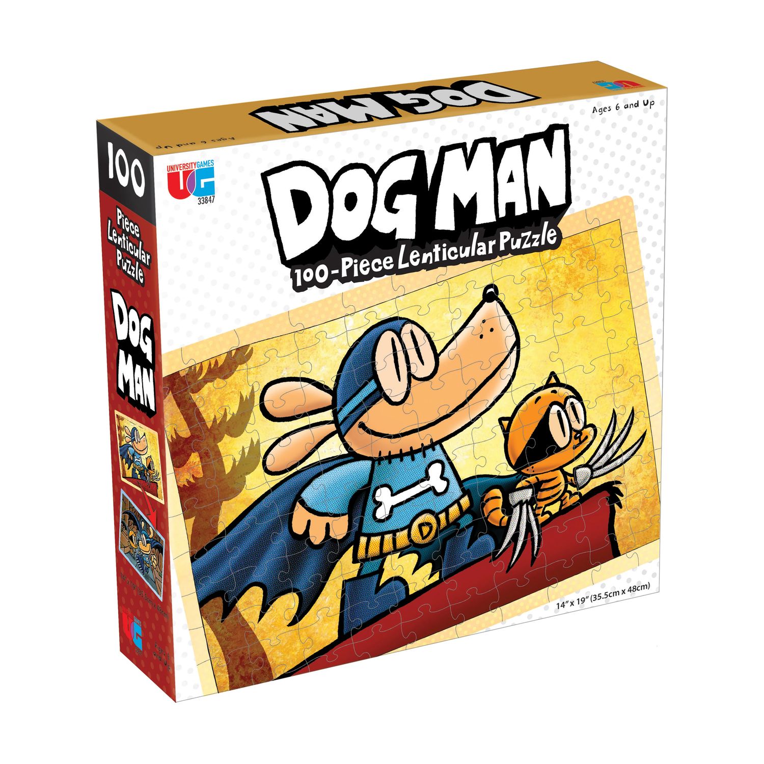 UG100 DOG MAN - ADVENTURES (LENTICULAR)