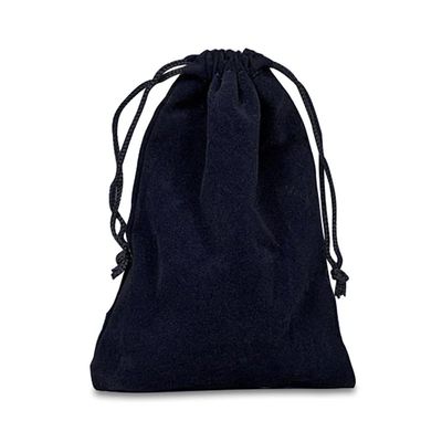 DICE BAG: VELOUR NAVY BLUE (M)