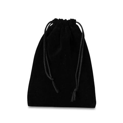 DICE BAG: VELOUR BLACK (M)
