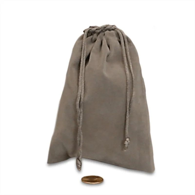 DICE BAG: VELOUR GRAY (M)