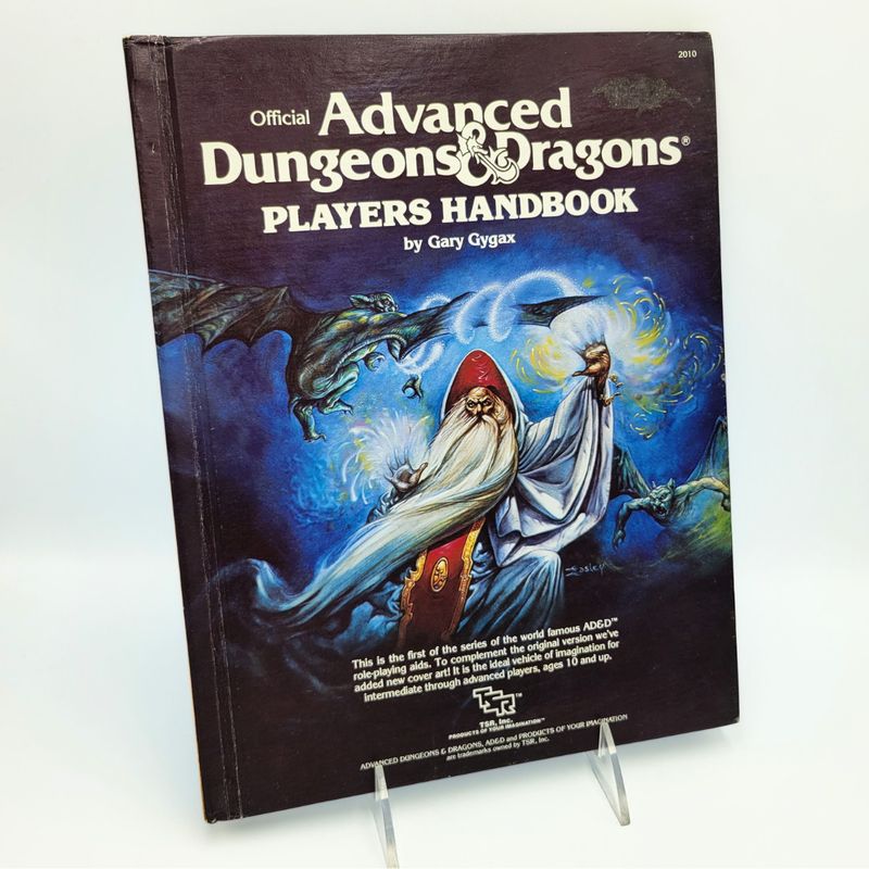 AD&amp;D 1e: PLAYERS HANDBOOK ("Ninth Plus" Printing, 1984, Used)