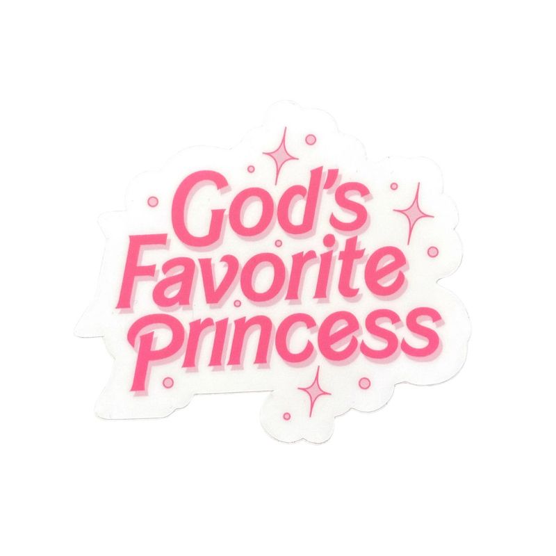 STICKER - GOD&#39;S FAVORITE PRINCESS