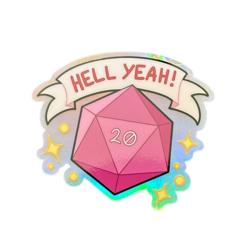 STICKER - HELL YEAH! NAT 20!