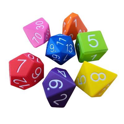 zu DICE SET 7 BIG FOAM 2&quot;  - MULTICOLOR