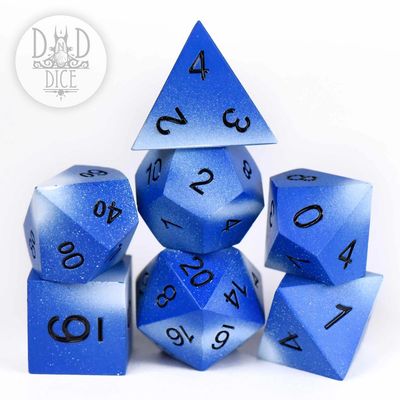 dnd DICE SET 7 METAL SNOW BLOWER