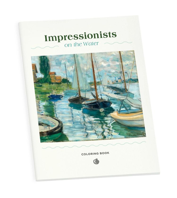 COLORING BOOK IMPRESSIONISTS ON THE WATER