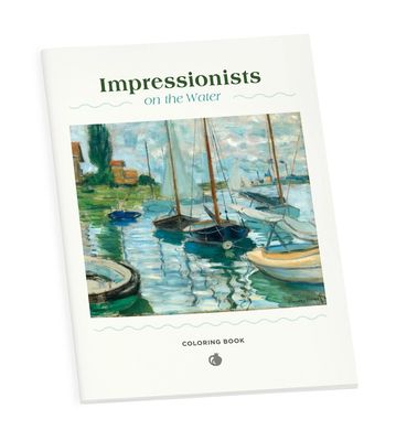 COLORING BOOK IMPRESSIONISTS ON THE WATER