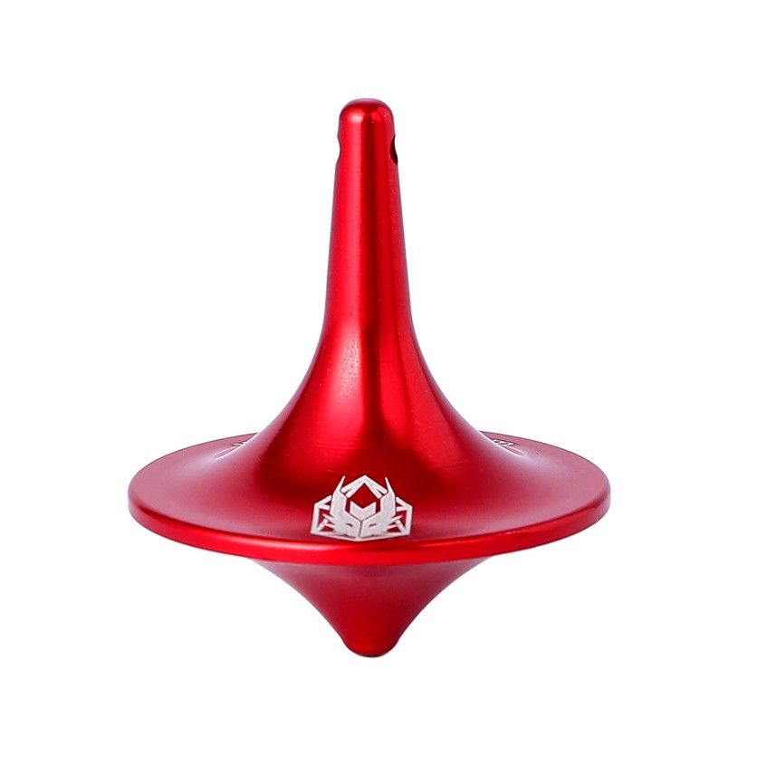 METAL SPINNING TOP - DECISION TIMER Red