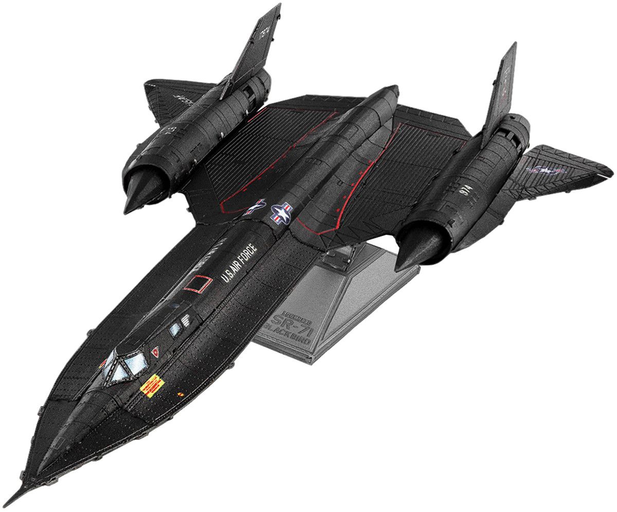 3D METAL EARTH LOCKHEED SR-71 BLACKBIRD (LG)