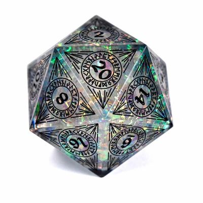 DICE D20 34mm HALLS OF ASGARD