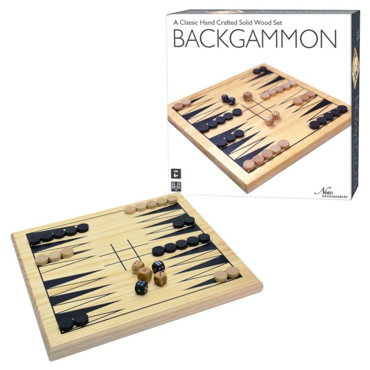 WOODEN BACKGAMMON