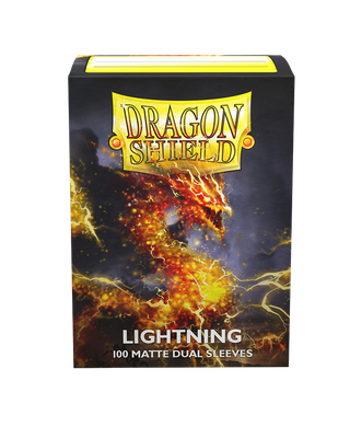 DRAGON SHIELD: DUAL MATTE LIGHTNING (100) DRAGON SHIELD: DUAL MATTE LIGHTNING (100)