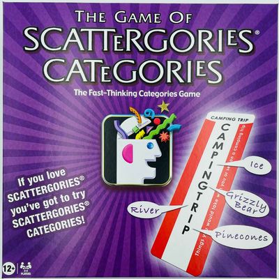 SCATTERGORIES CATEGORIES