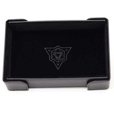 DICE TRAY: MAGNETIC BLACK RECTANGLE