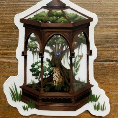 STICKER - TERRARIUM CLEAR VINYL