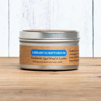 CANDLE - LIBRARY SCRIPTORUM 6OZ