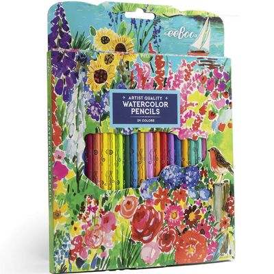 WATERCOLOR PENCILS (24) - SEASIDE GARDEN WATERCOLOR PENCILS (24) - SEASIDE GARDEN