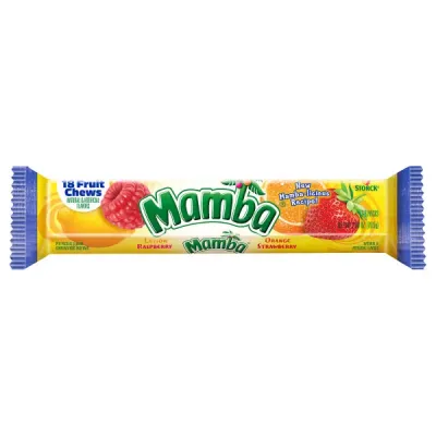 MAMBA FRUIT CHEWS, 2.8 OZ