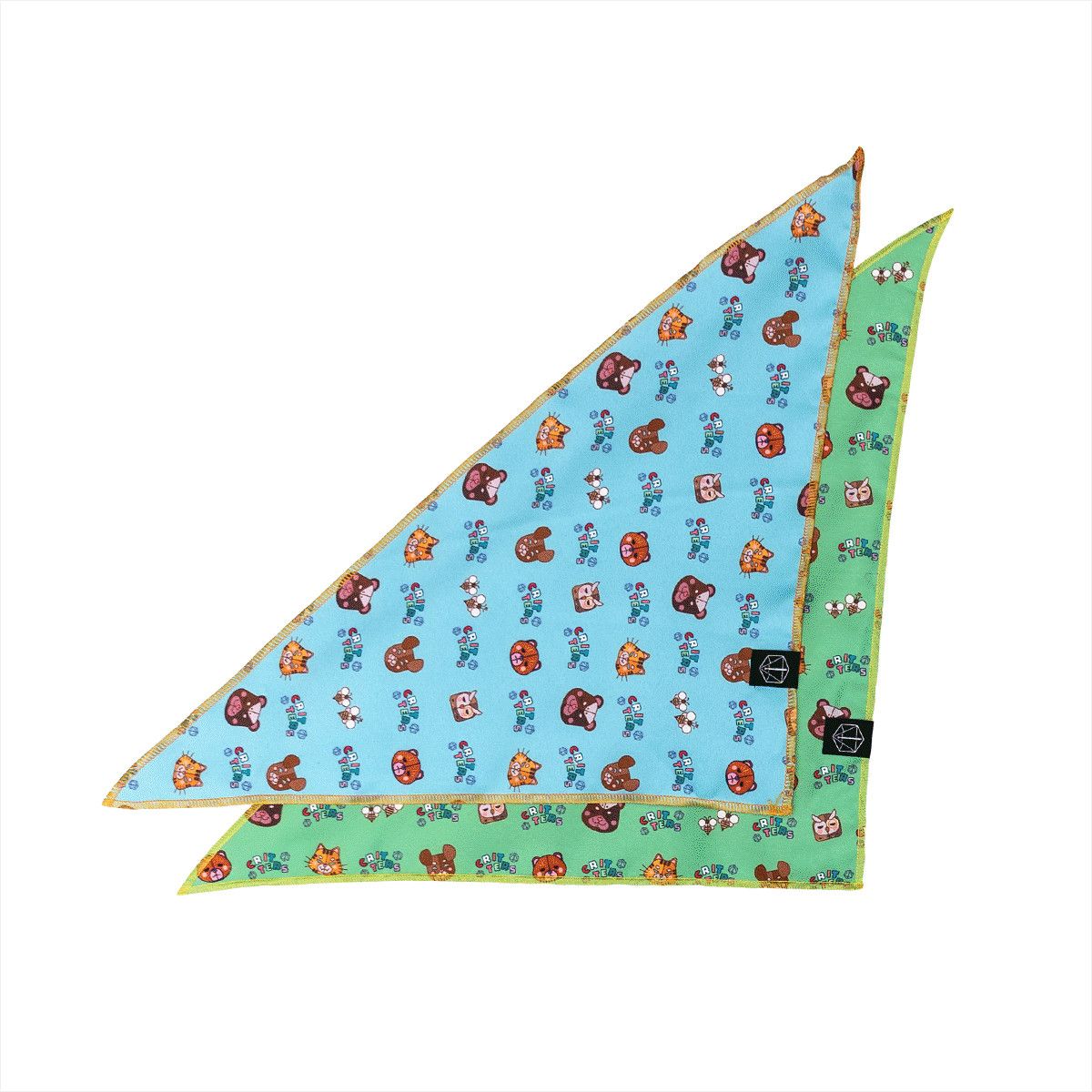 CRITICAL ROLE REVERSIBLE PET BANDANA, Size: S