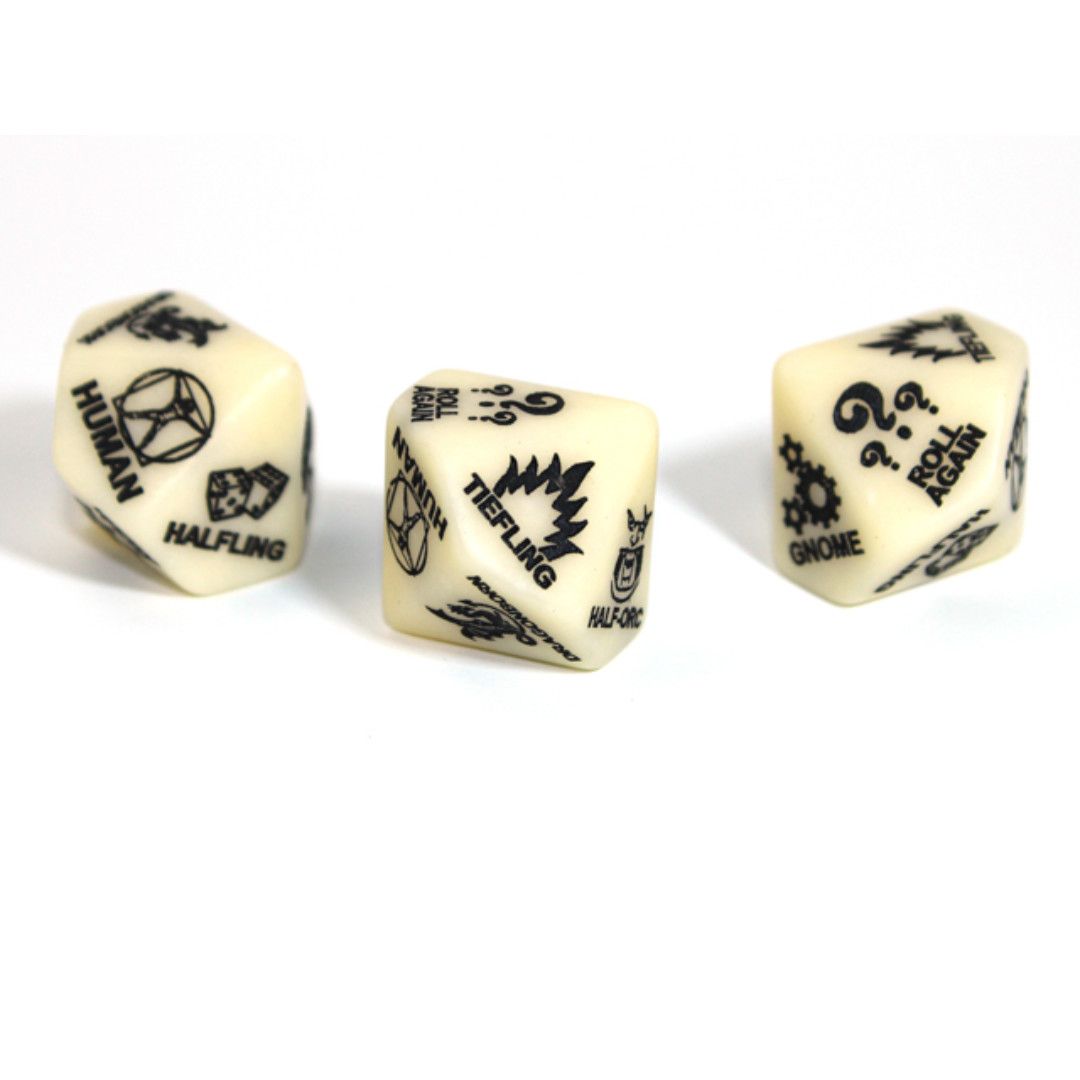 CUSTOM D10 16mm D&amp;D 5TH ED SPECIES
