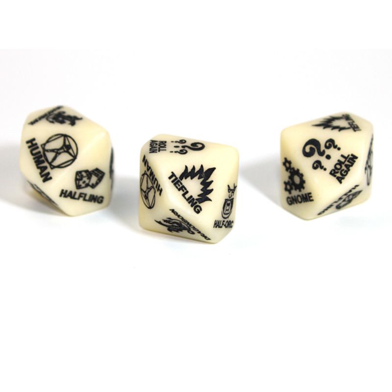 CUSTOM D10 16mm D&amp;D 5TH ED SPECIES