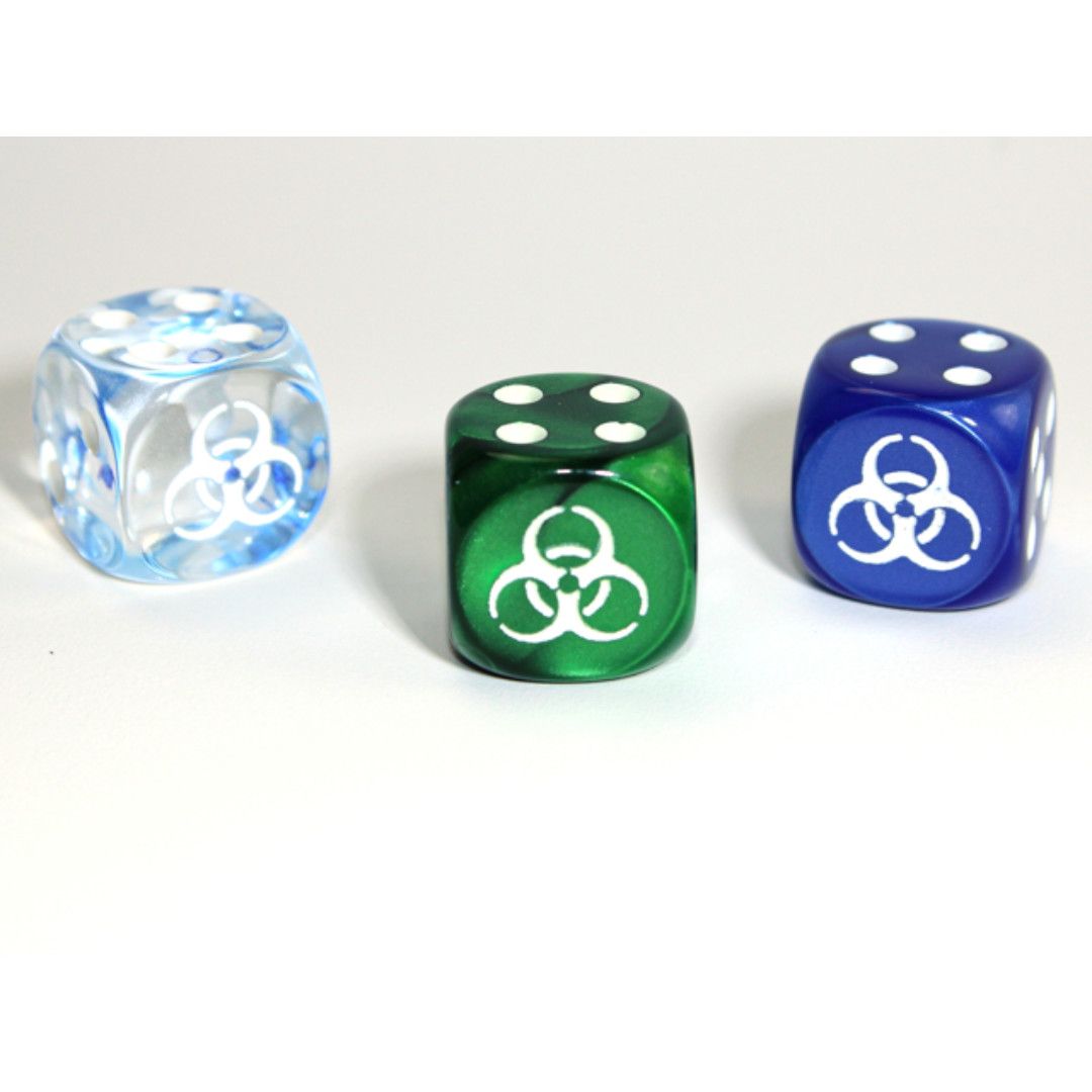 CUSTOM D6 16mm BIOHAZARD (Assorted)