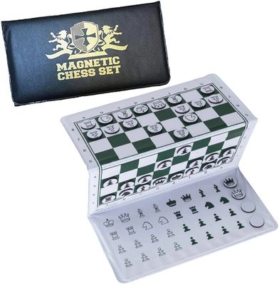 CHESS SET MINI MAGNETIC TRAVEL TRIFOLD 6"