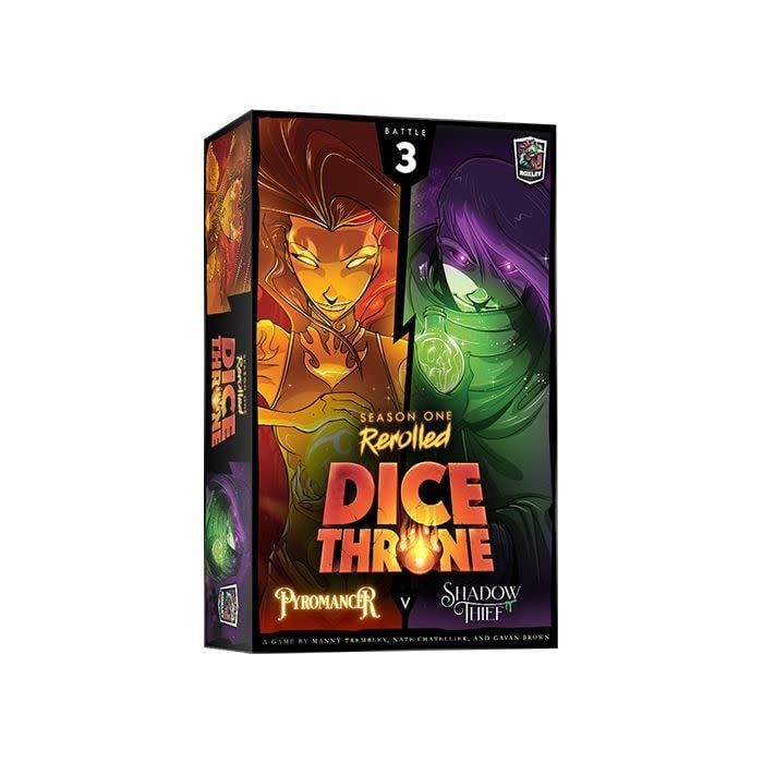 DICE THRONE: SEASON 1 REROLLED - BOX 3 - PYROMANCER VS. SHADOW THIEF