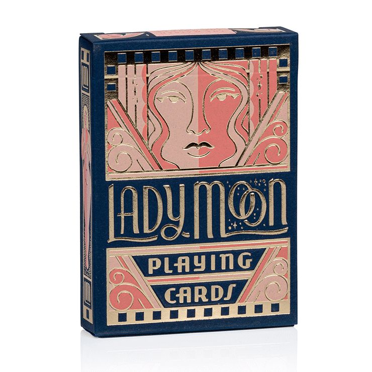 LADY MOON PLAYING CARDS