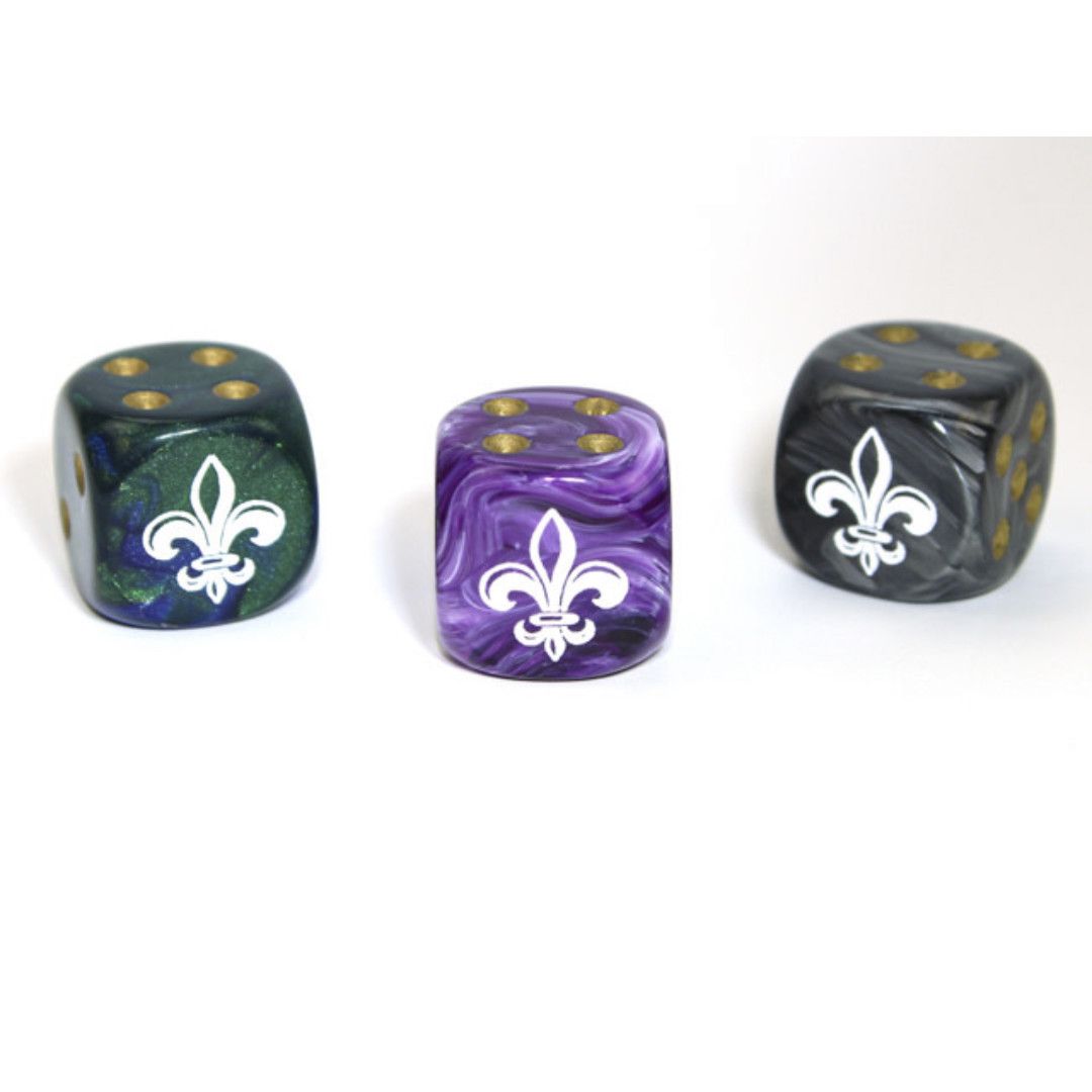 CUSTOM D6 16mm FLEUR (Assorted Colors)