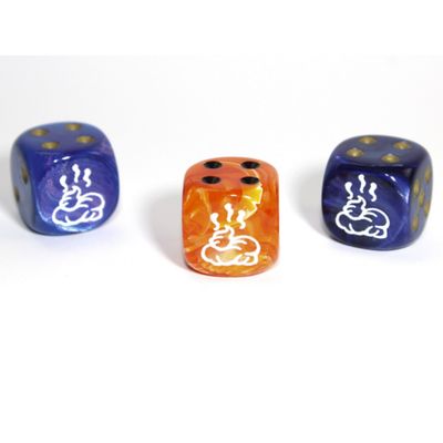 CUSTOM D6 16mm POOP (Assorted Colors)