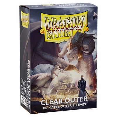 DRAGON SHIELD: OUTER SLEEVES: MATTE CLEAR (100CT)